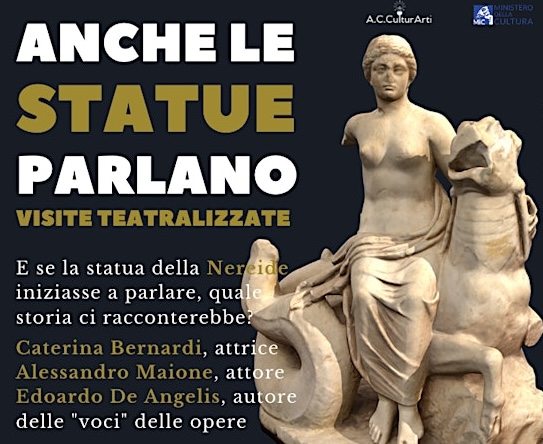 “Anche le statue parlano” arriva al Parco dell’Appia Antica